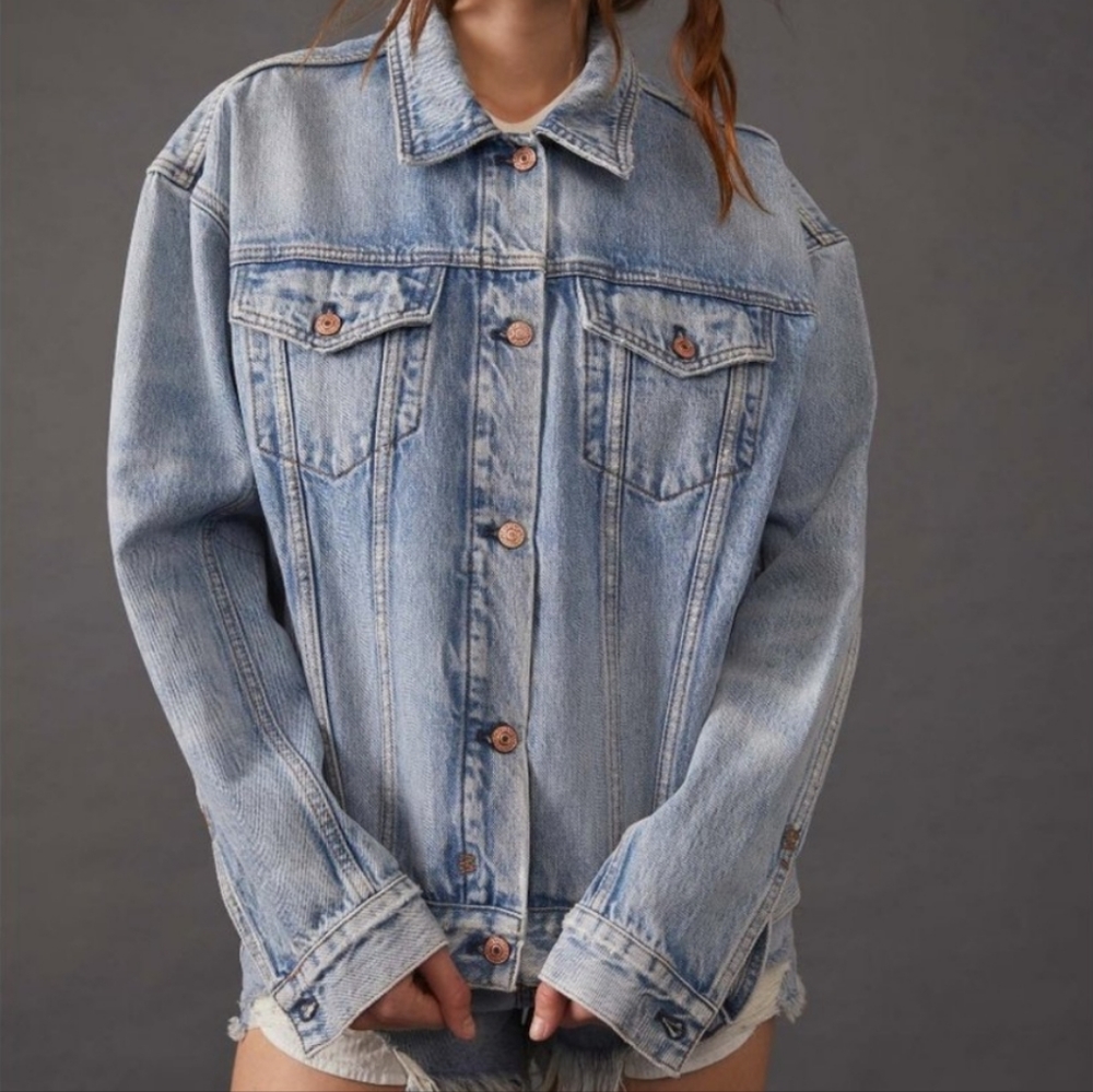 Free People Jolene Trucker Jacket